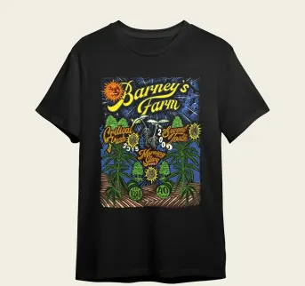 Barney's Farm T-Shirt - 40 Years of Sunshine - Image 1