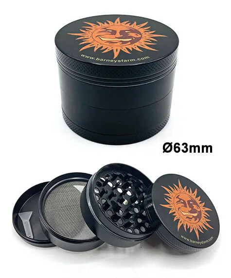 Grinders - Metal - Black 63mm - Main Image