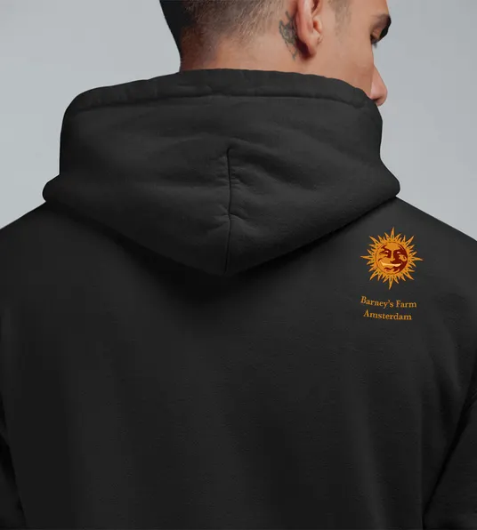 Barney's Farm - Black Hooded Sweatshirt - Main Image