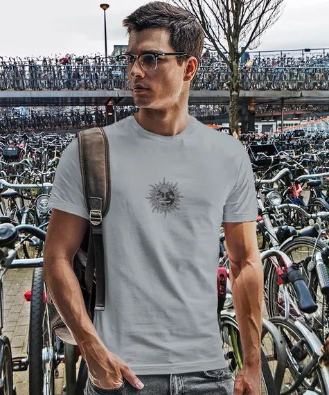 Barneys Farm - Grey Scale Logo T-Shirt - Main Image