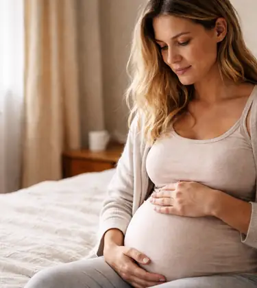 A pregnant woman
