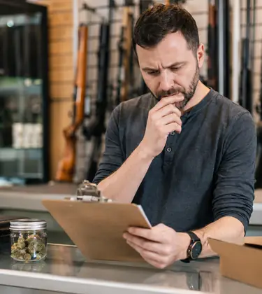 Guns and cannabis