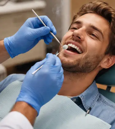 at a dentist's after smoking weed