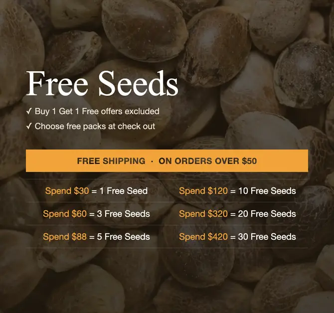 Free Seed Banner - Mix & Match Product Page