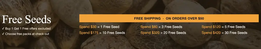 Free Seed Banner - Collection Page