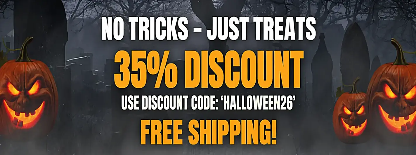 Halloween 35% OFF PROMO CODE