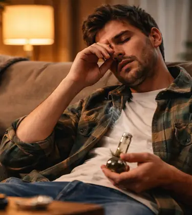 Tired from weed