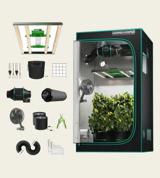 Mars Hydro FC-3000 Basic Grow Tent Kit, 3.3' x 3.3'