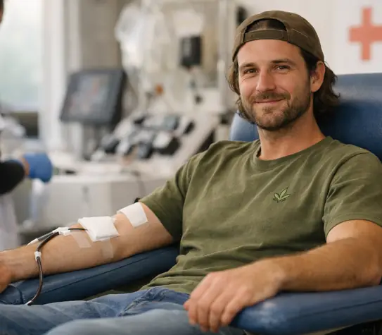 Donate Blood If You Smoke Weed