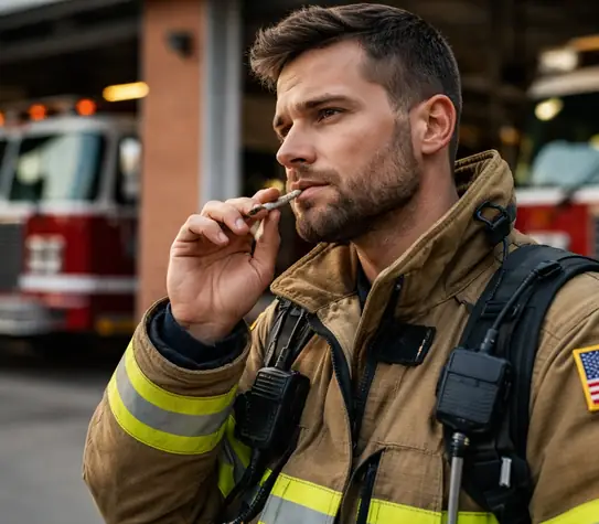 firefighters smoke weed