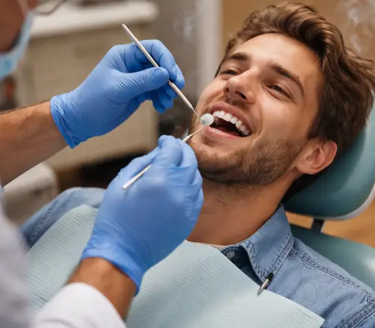 at a dentist's after smoking weed