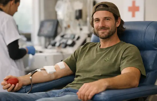 Donate Blood If You Smoke Weed