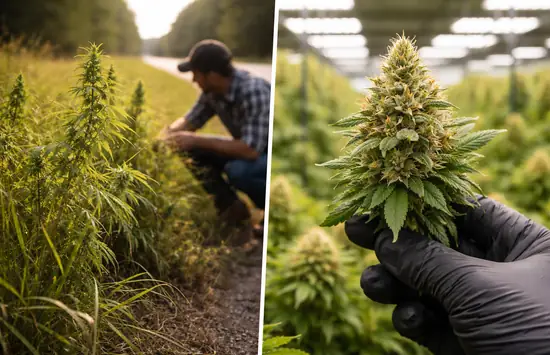 Wild weed vs dispensary