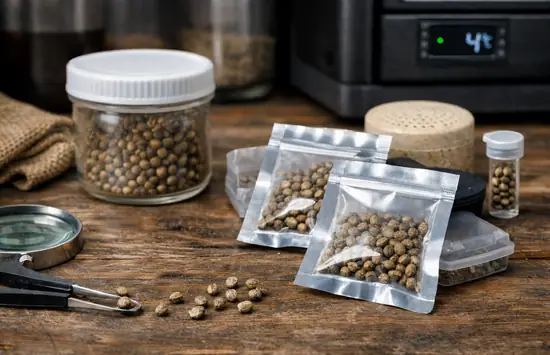 Store Cannabis Seeds